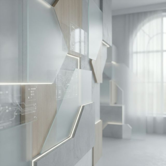 Abstract Scandi Tech Background